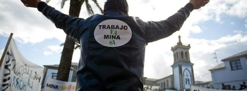 Spanish group "Trabajo Ya, Mina Si!" Demands Mine