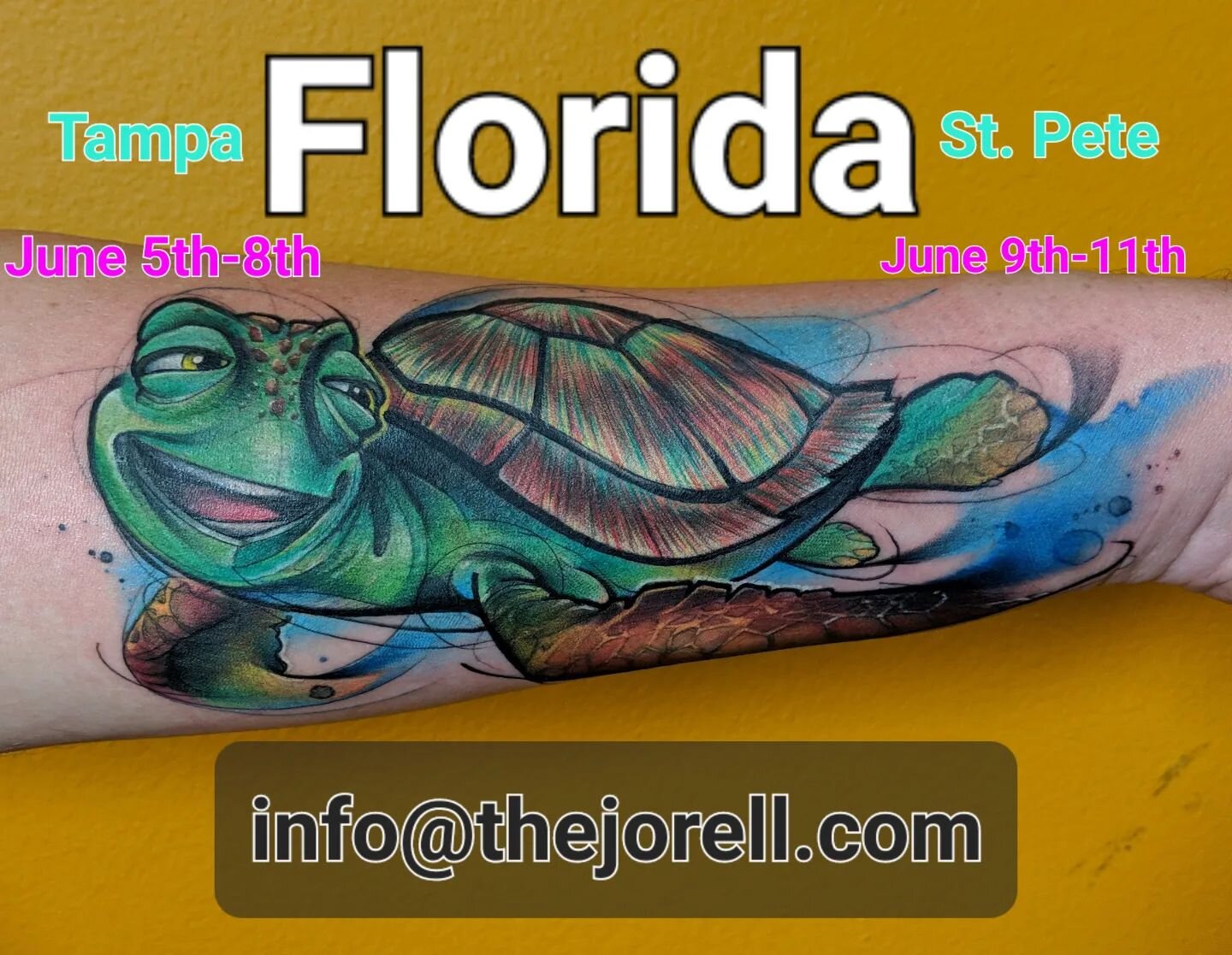 📢FLORIDA 📢 I still have spaces available for my guest spot at @undertowtattoocompany in Tampa! I am also booking for the @inkmaniaexpo in Saint Petersburg the weekend of June 9th!
.
I will have some predrawn critters that I would love to do! Email 