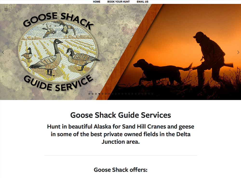 Goose Shack Guide Service