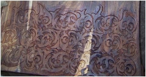 Raw Handcarved Door