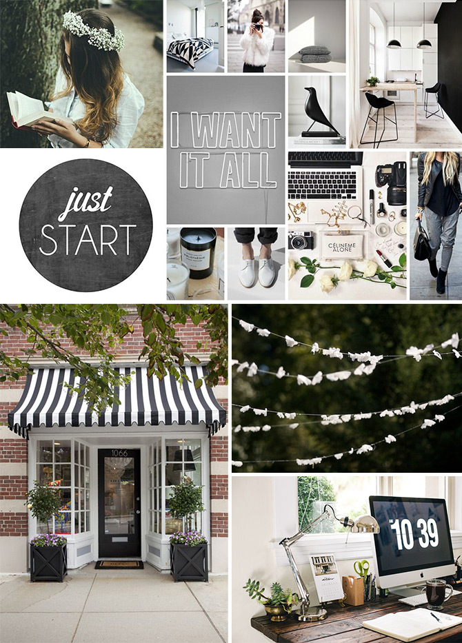 Evermore brand mood board