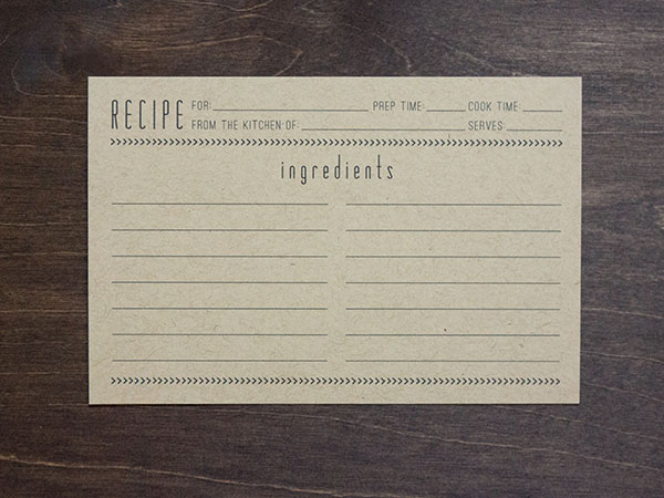 free printable recipe card evermore paper co recipe card stock
