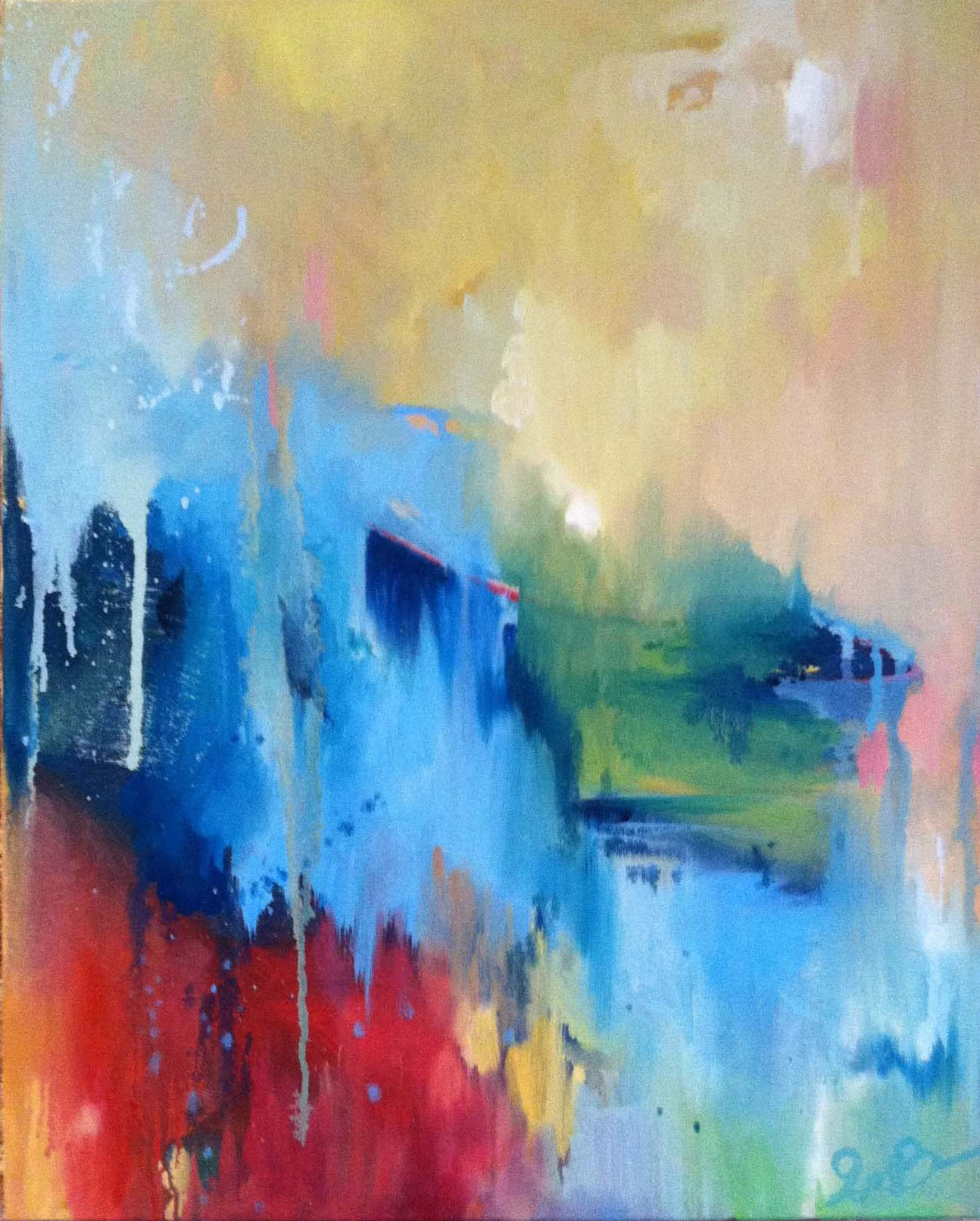 'Ocean Window', oil on canvas - SOLD