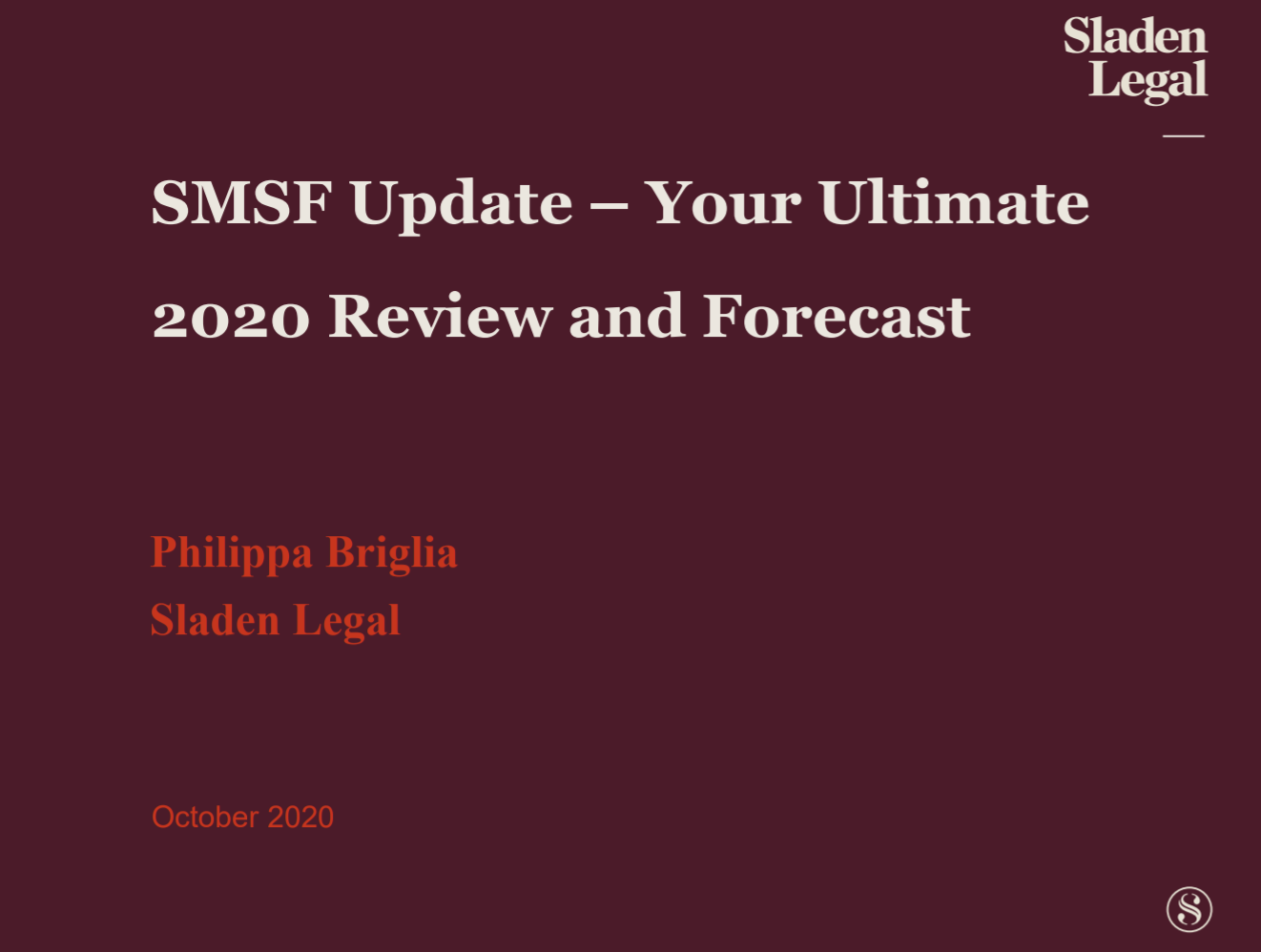SMSF Update – Your Ultimate 2020 Review And Forecast