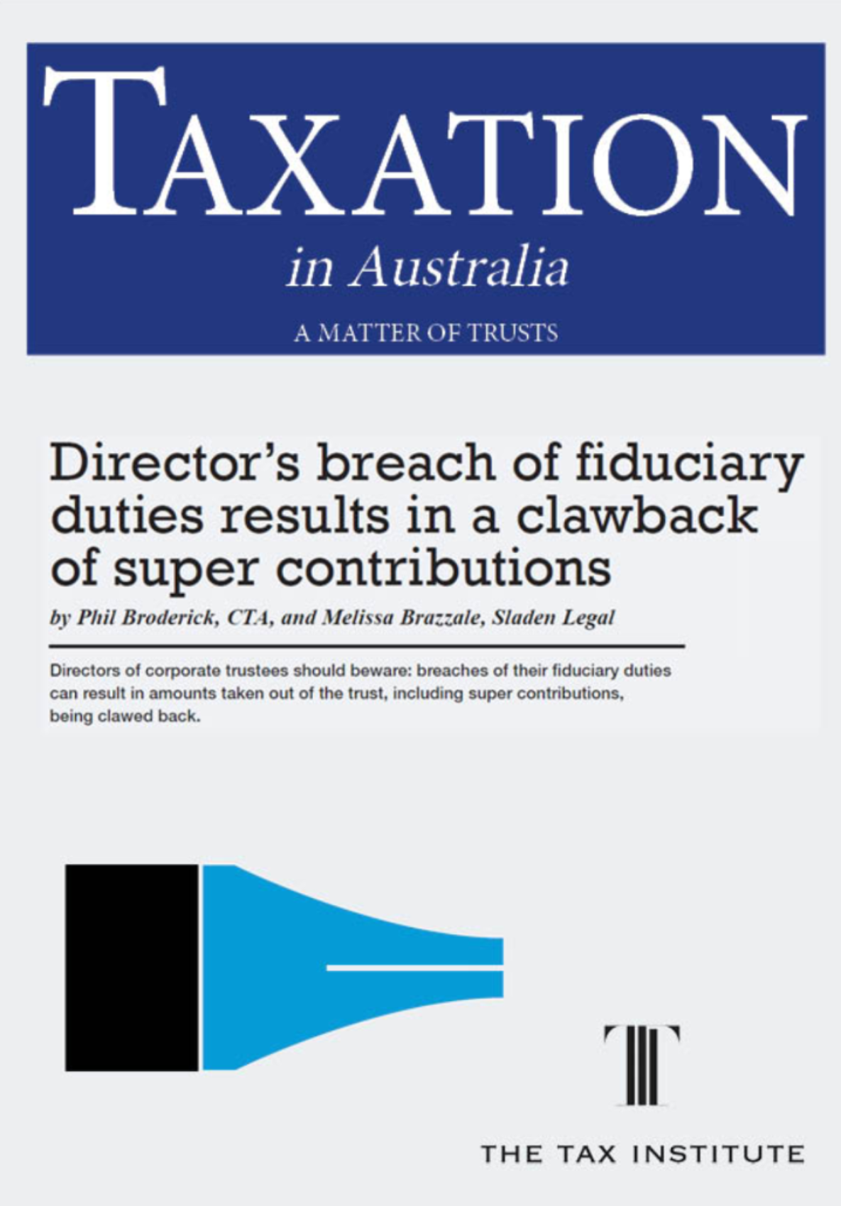 Director’s breach of fiduciary duties results in a clawback of super contributions