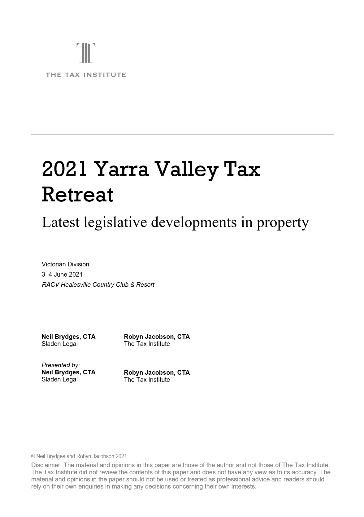 Latest Legislative Developments In Property