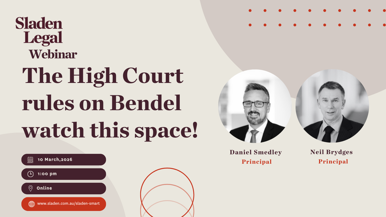 The High Court rules on Bendel - watch this space!