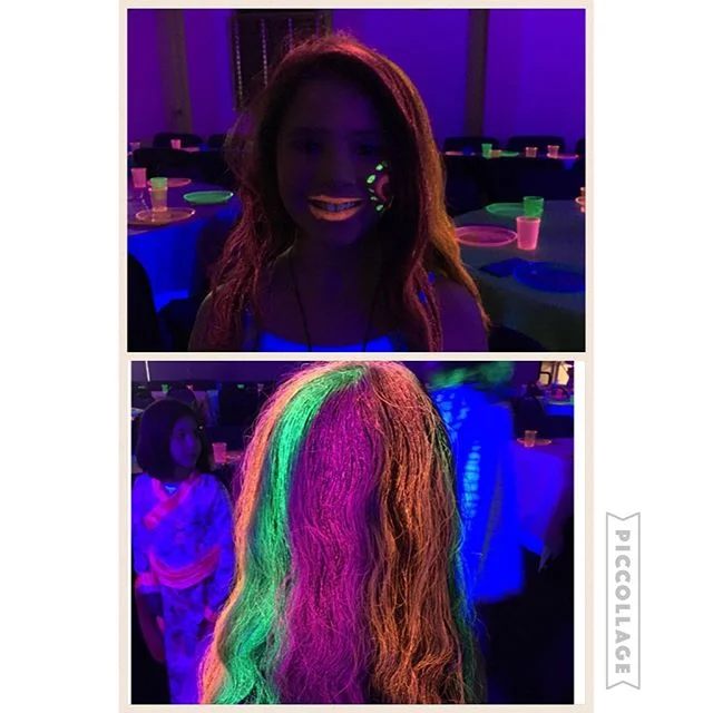 She just let it glow