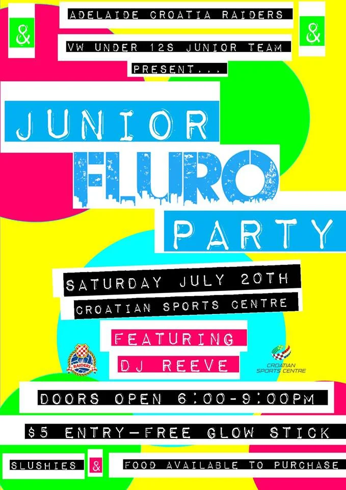 JUNIOR FLURO PARTY