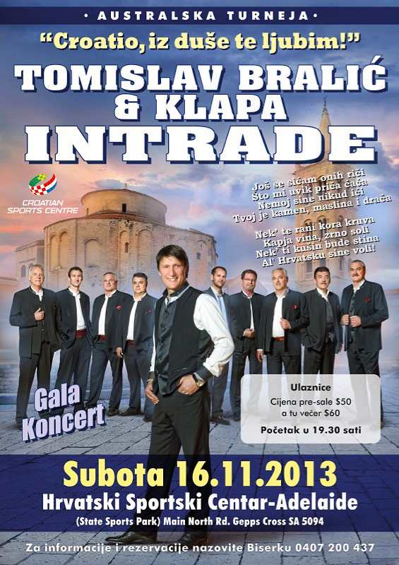 TOMISLAV BRALIĆ & KLAPA INTRADE CONCERT