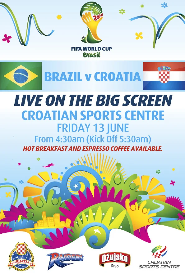 BRAZIL v CROATIA - WORLD CUP 2014
