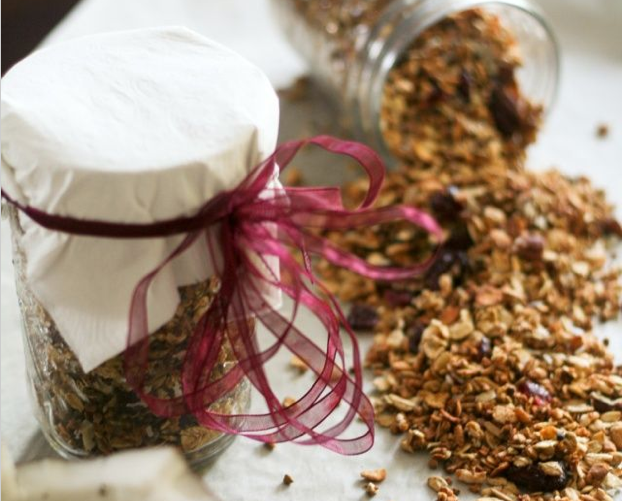 Celebrate this season by putting a twist on your usual holiday treats! Try these quick and HEALTHY recipes that are sure to keep you satisfied. Keep an eye on our blog over the next several weeks for new decadents to add to your "healthy AND tasty" recipe book for the holidays. This week try: Holiday Granola With Cranberries And Pistachios Need some ideas for homemade holiday gifts that aren't cookies? Here is a great granola recipe from yummy mummy kitchen that you can throw in a jar and tie a ribbon around for an easy present. Make a large batch and save some for yourself to add to plain yogurt for the perfect breakfast. Ingredients: 3 cups rolled oats 1/2 cup shelled pistachios 1 teaspoon freshly grated nutmeg 1/2 teaspoon salt 1/4 cup brown sugar 1/4 cup maple syrup 2 tablespoons vegetable oil 1/2 cup dried cranberries *For an added nutrition boost add flax seeds into the mix* Preheat oven to 275 degrees In a large bowl toss oats, pistachios, nutmeg, salt and brown sugar. Stir in maple syrup and oil. Spread on a large rimmed baking sheet. Bake for 40 minutes, stirring halfway through. Let cool completely. Stir in cranberries. Stay tuned next week for a new recipe to try!