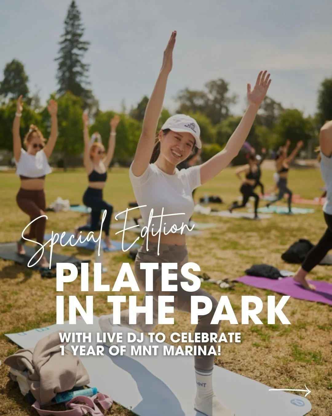 MNT Marina is turning ONE and we&rsquo;re celebrating with a special Pilates in the Park with Live DJ you won&rsquo;t want to miss.
 🗓️Sunday, March 15 at 10 AM
📍Marina Green
✨ Instructor: __anamacias 🎧 Live DJ set: @dj.baer
🎟️Free!

Comment PARK