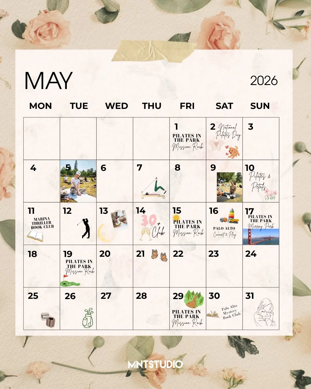 May at MNT is giving longer days, golden hour energy, and even more reasons to move, connect, and show up for yourself 💙

Tag who you&rsquo;re bringing ✨

Comment EVENTS to save your spot 💌

San Francisco Pilates. Marina District Pilates. Athletic 