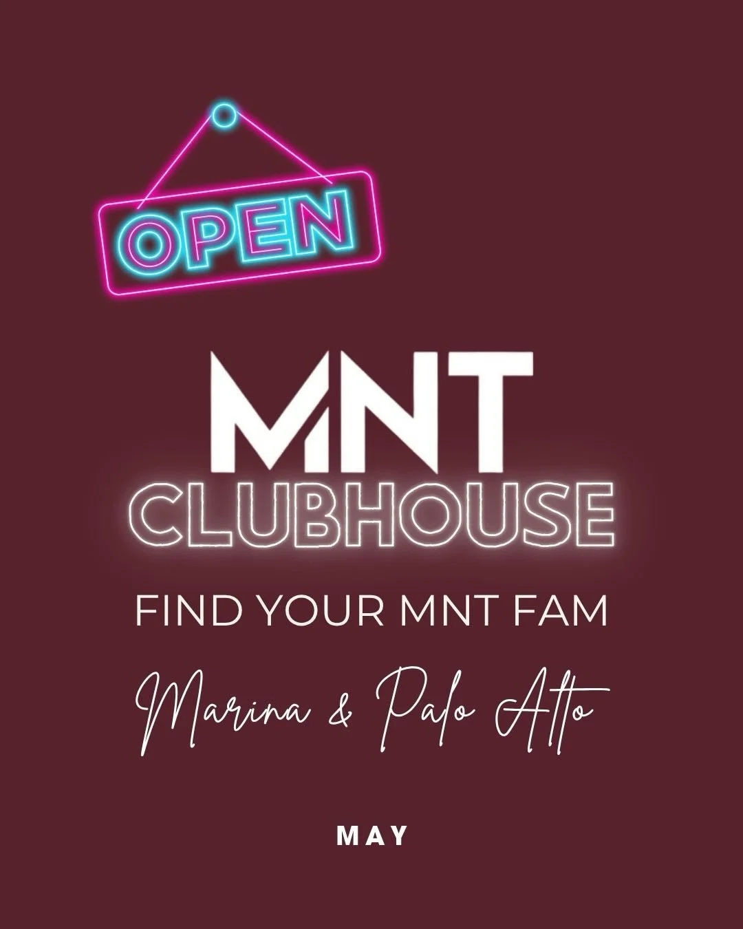 MNT Marina &amp; Palo Alto ✨ Ready to meet your best friends? 

Our FREE MNT Clubhouses, led by our incredible ambassadors, are all about bringing the community together - inside and outside the studio.

Comment CLUB to RSVP 💙

San Francisco Wellnes