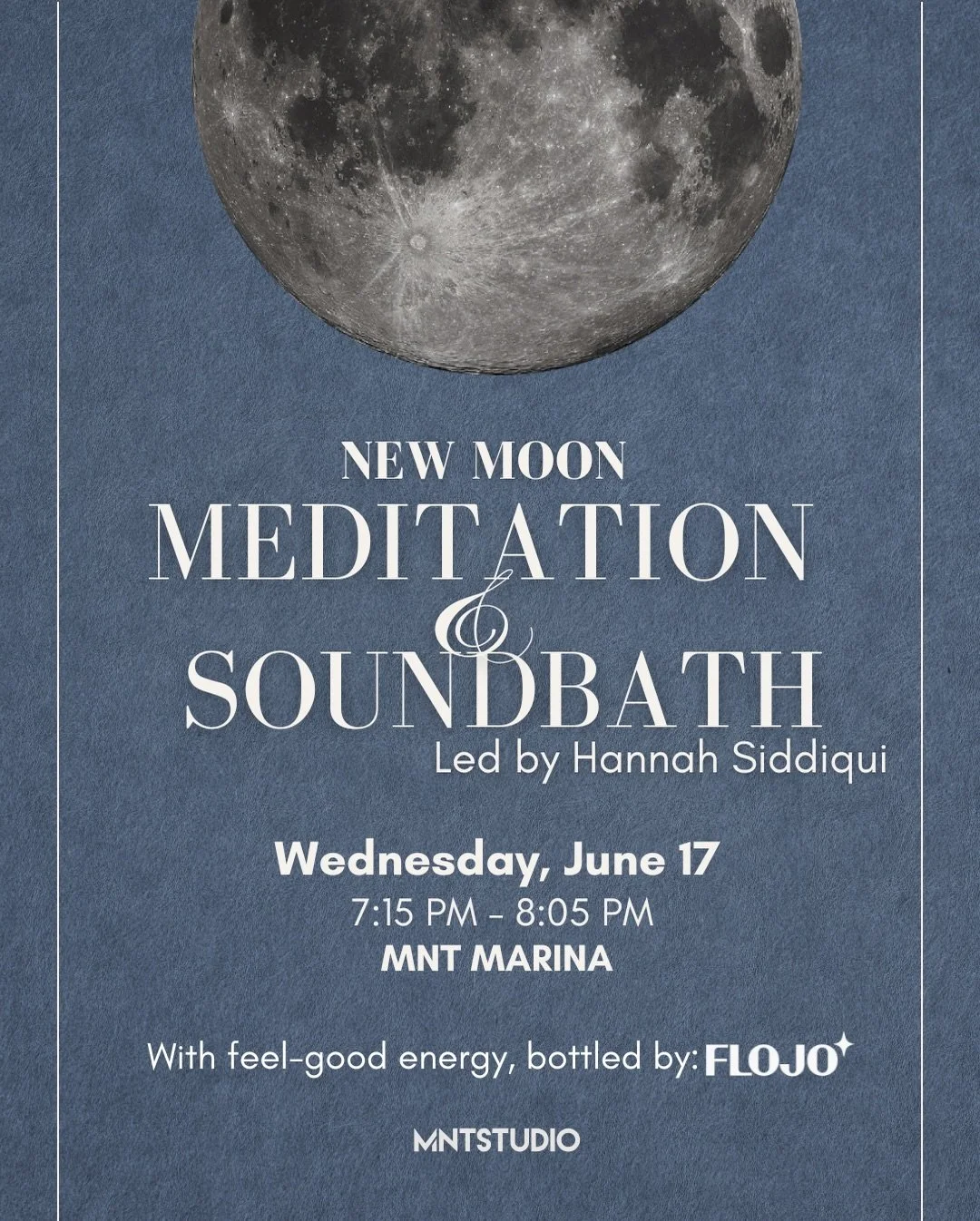 A reset for your mind, body, and nervous system 🌙✨
Join us at MNT Marina for an intimate New Moon Meditation &amp; Sound Bath with @theroadtohannah designed to help you slow down, reflect, and realign for the month ahead.

🗓️ Wednesday, June 17 ⏰ 7