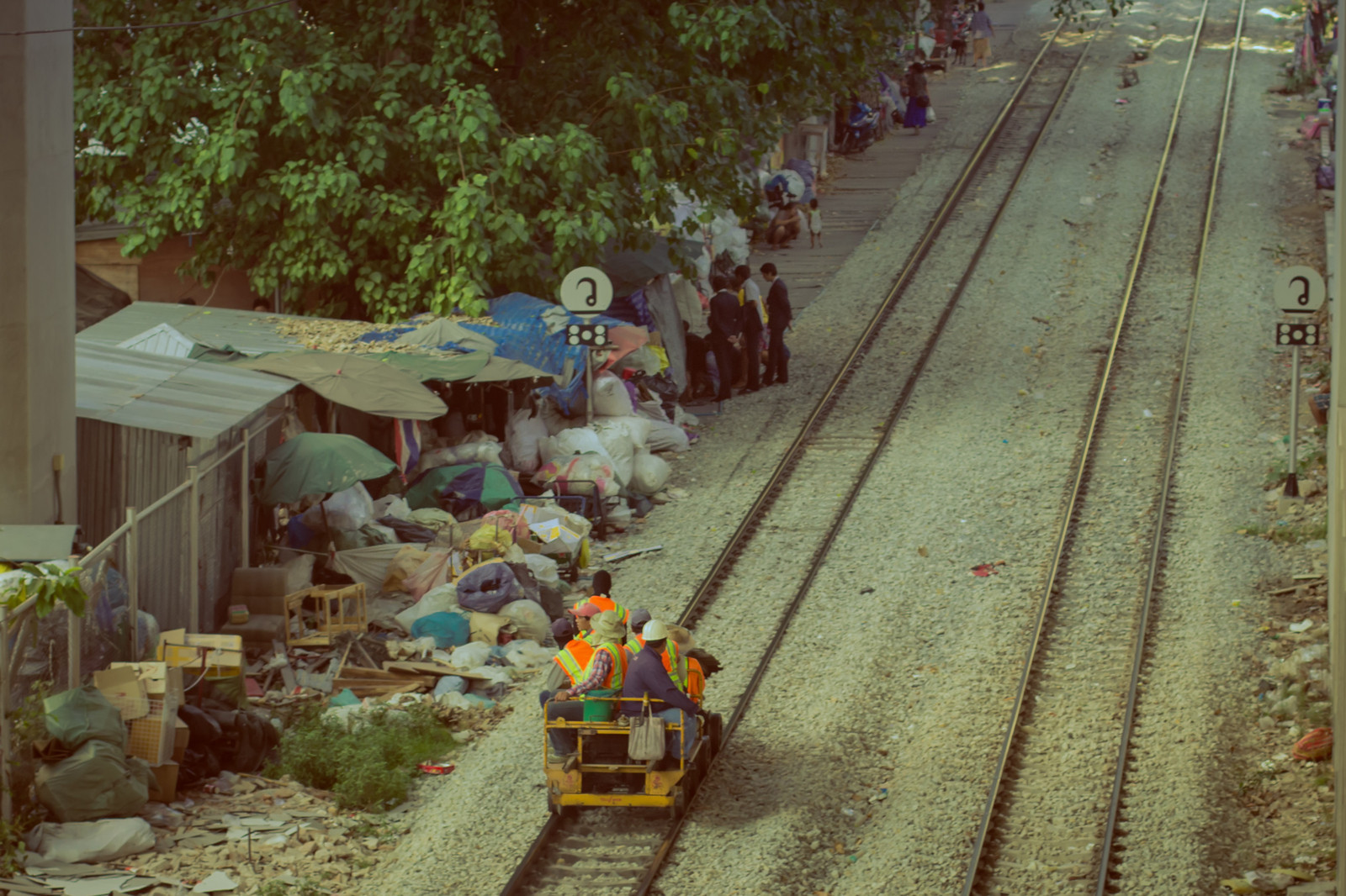 Life along the train line