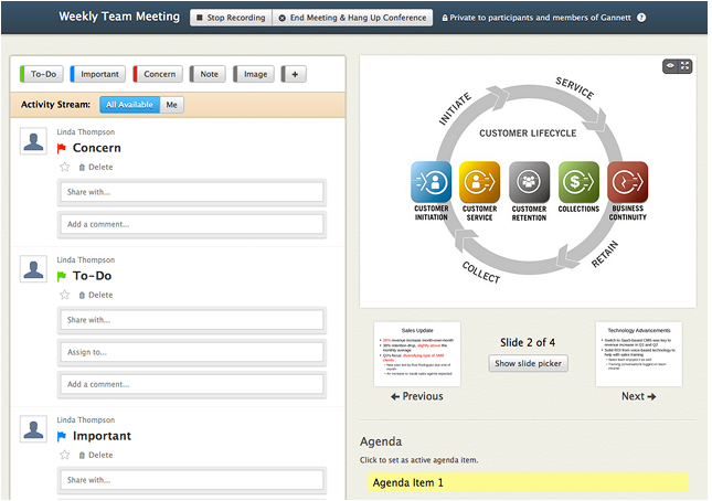 Symposia Screenshot