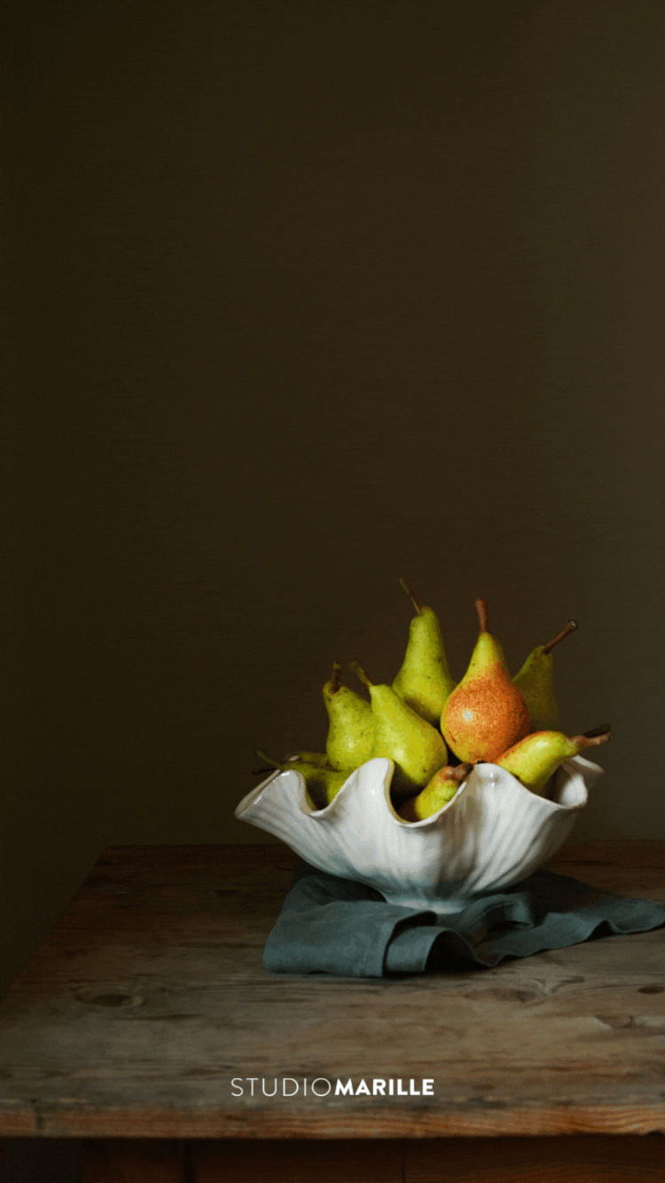 a pear appears