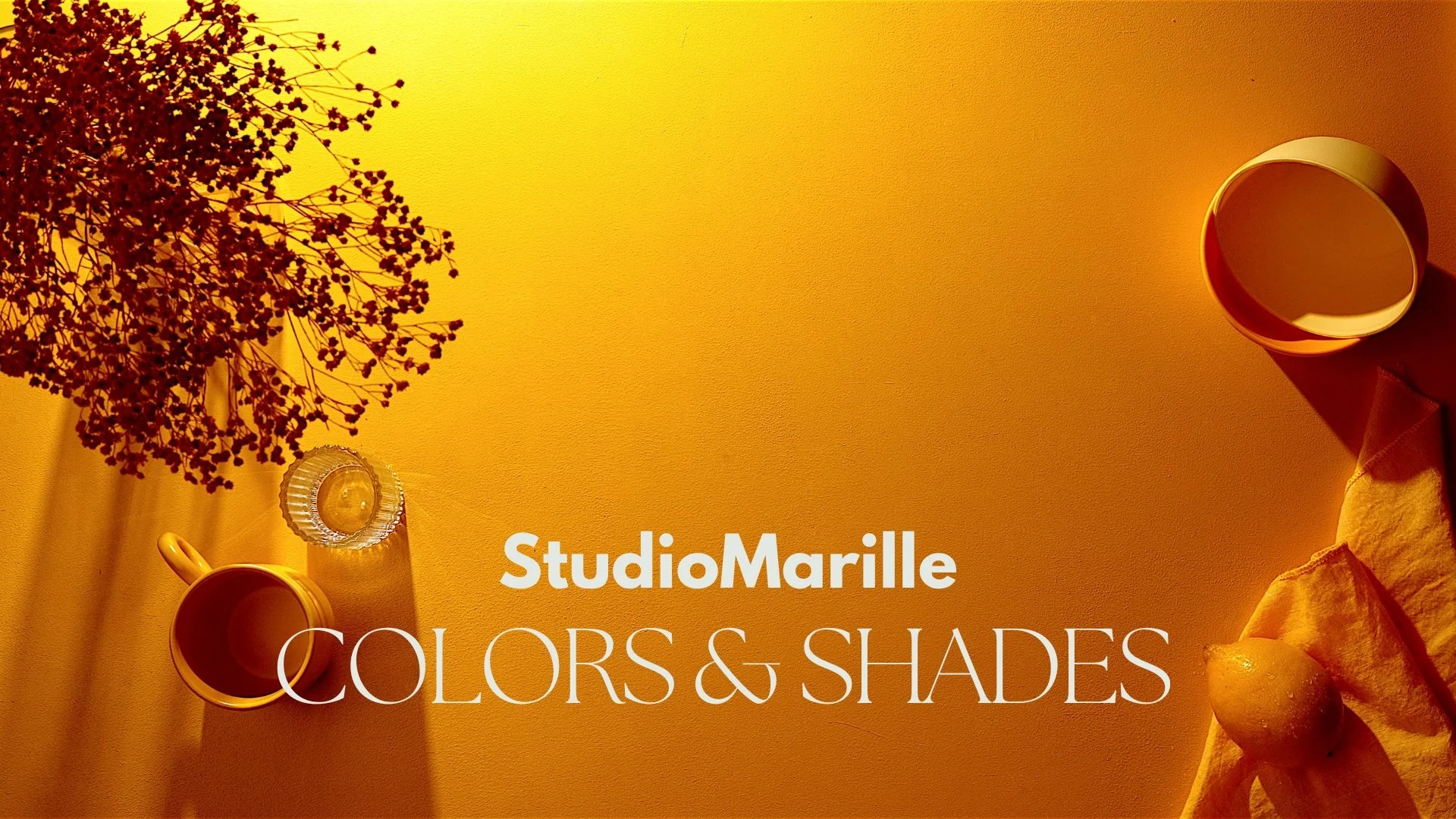 Studio Marille | Colors & Shades |  Table Top Photography