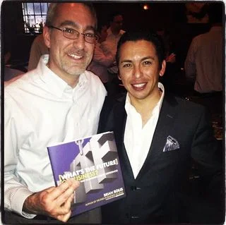 Brian Solis (right) at the 2013 Philly meetup.