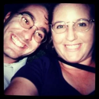 Self-portrait of my wife and I in Paris back in 1999.