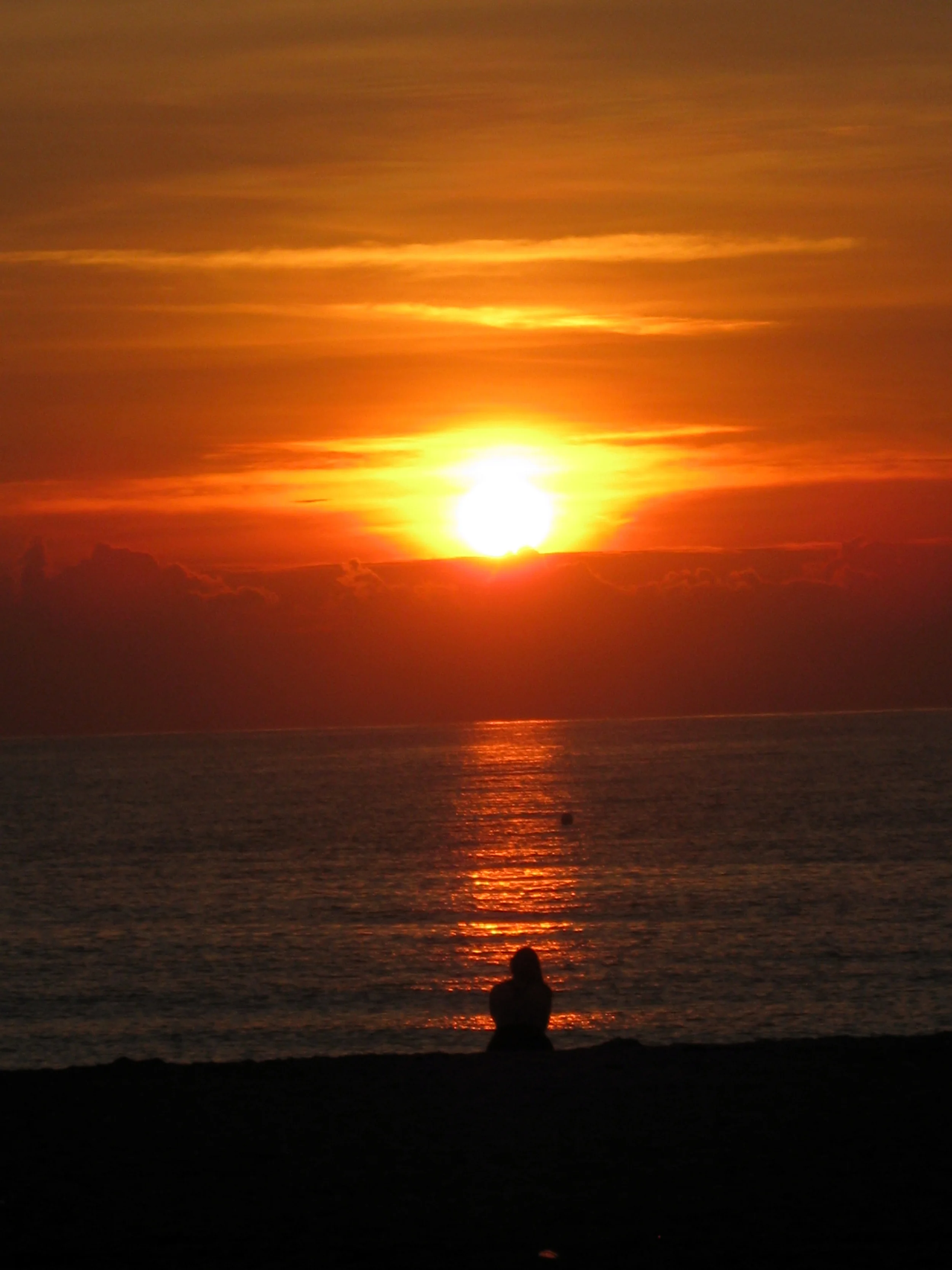 Watching the sun rise. Your day in the sun will come again.