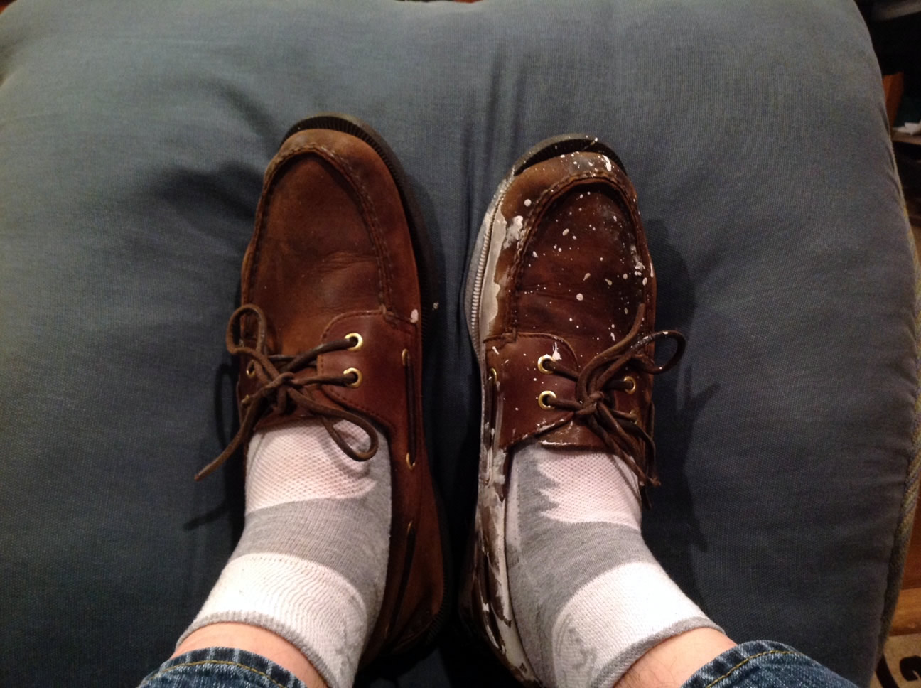 Walking on two feet is much better than one.