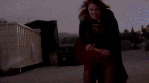 Supergirl lets out her rage.
