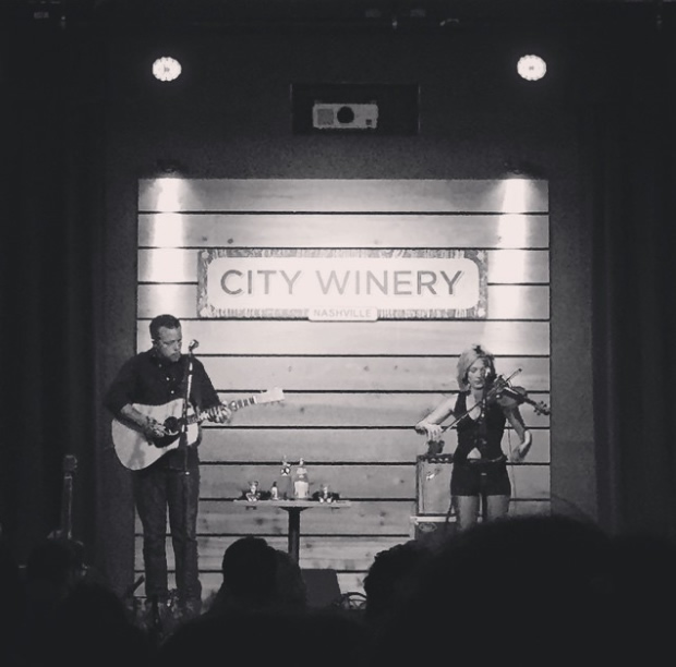 Jason Isbell and Amanda Shires performing via Flickr.