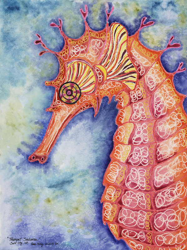 Trumpet Seahorse - Dana King