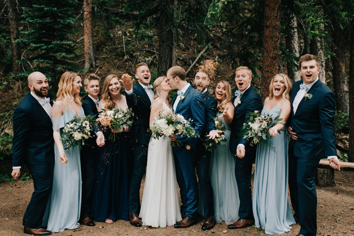 An engagement session gif from Tori and Justin's engagement session at St. Mary's Glacier!