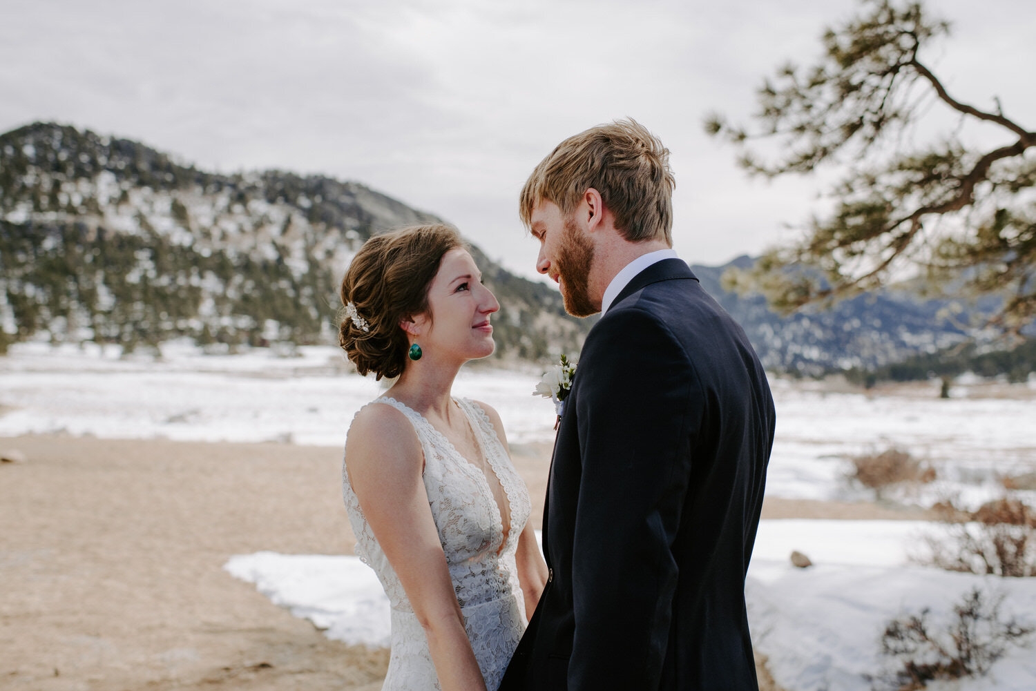   Rocky Mountain National Park, Estes Park Colorado, Rocky Mountain National Park Winter Elopement, RMNP Elopement Photographer, rmnp, rmnp wedding, rocky mountain national park wedding, estes park wedding photographer, elope in a national park, colo