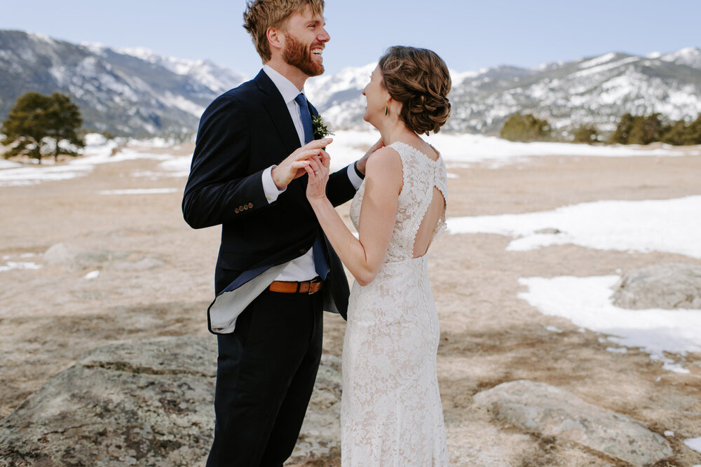   Rocky Mountain National Park, Estes Park Colorado, Rocky Mountain National Park Winter Elopement, RMNP Elopement Photographer, rmnp, rmnp wedding, rocky mountain national park wedding, estes park wedding photographer, elope in a national park, colo