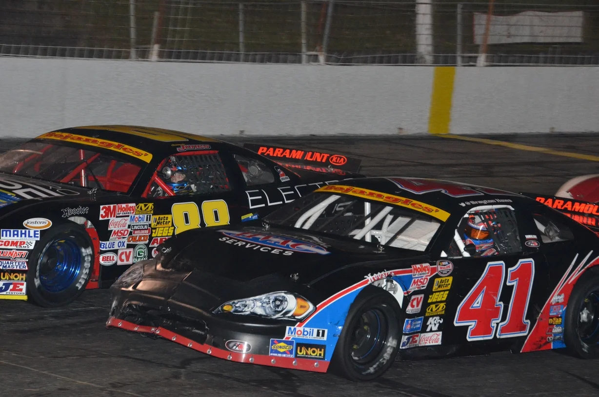 Brayton Haws – Hickory Race Report This weekend we raced at the historic Hickory Motor Speedway in Newton, North Carolina. We definitely had high hopes heading into the race and planned on building upon our previous 6th place finish. At the last showing, we learned a lot and I sat behind the driver seat with confidence in my car and crew. My qualifying run was good and I was excited to be sitting in the top 10. Right off the bat, we knew we had a fast car and were sitting in 11th when the first of multiple cautions came out. The restart went well but another caution came out almost immediately. With luck was on my side, we had another good restart! I diced back and forth with another driver for a bit and ended up getting around him with minimal damage to the car. Unfortunately, after getting around him another caution came out and we had to restart. After the restart things took a bit of a bad turn, I couldn’t avoid a wreck in front of me and caused a bit of damage to the car forcing me to pit. Once we were back out on the track I did my best to salvage a finish. The car was super-fast but pretty tore up. In the end, we ended up 11th overall out of 26. I learned a lot and I couldn’t have done it without Rheem, Mechanical HVAC Service and the whole crew at Hawk McCall Motorsports!