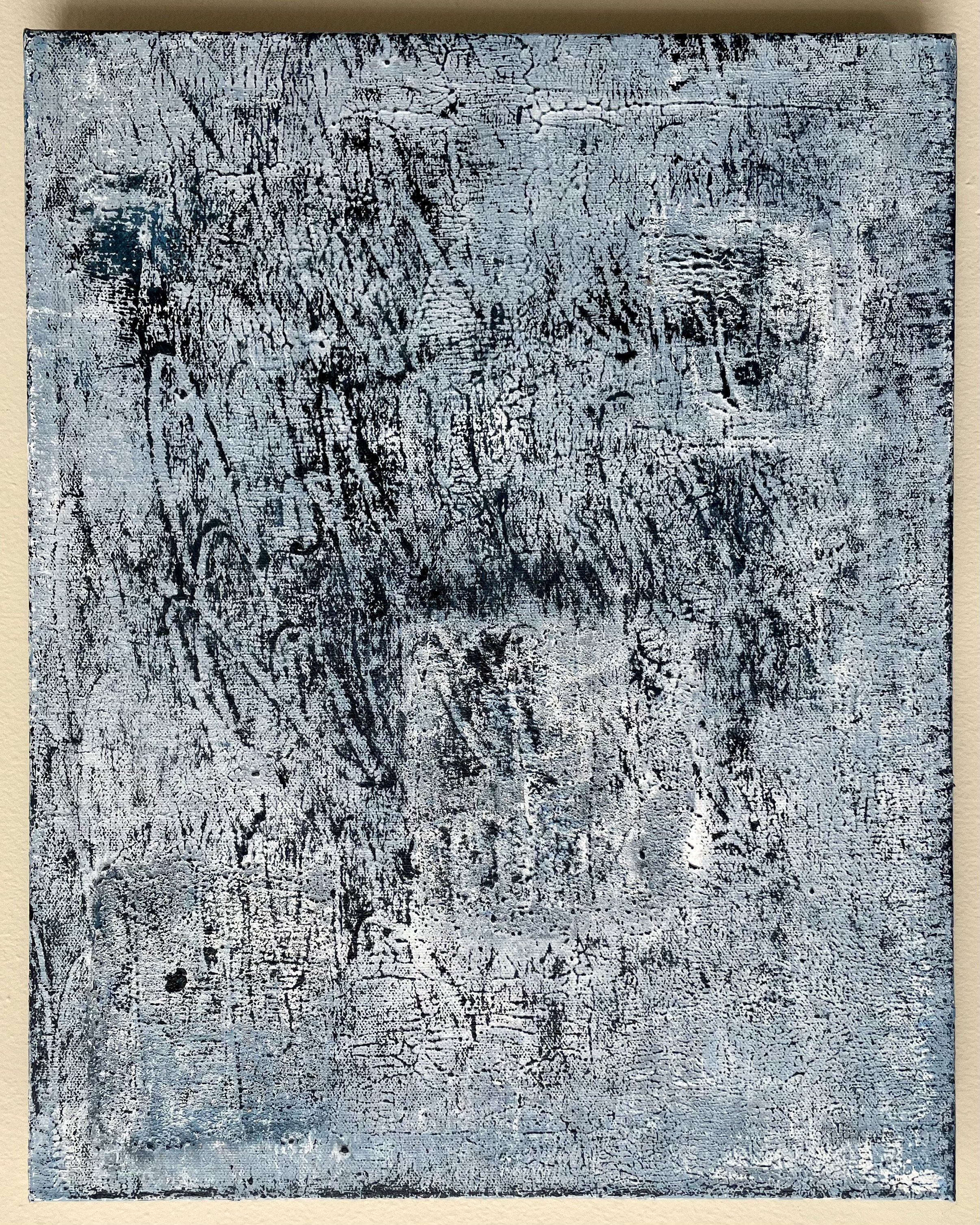 Mare Humorum, Acrylic, sand & saltwater on canvas, 20 x 16 inches, Price upon request