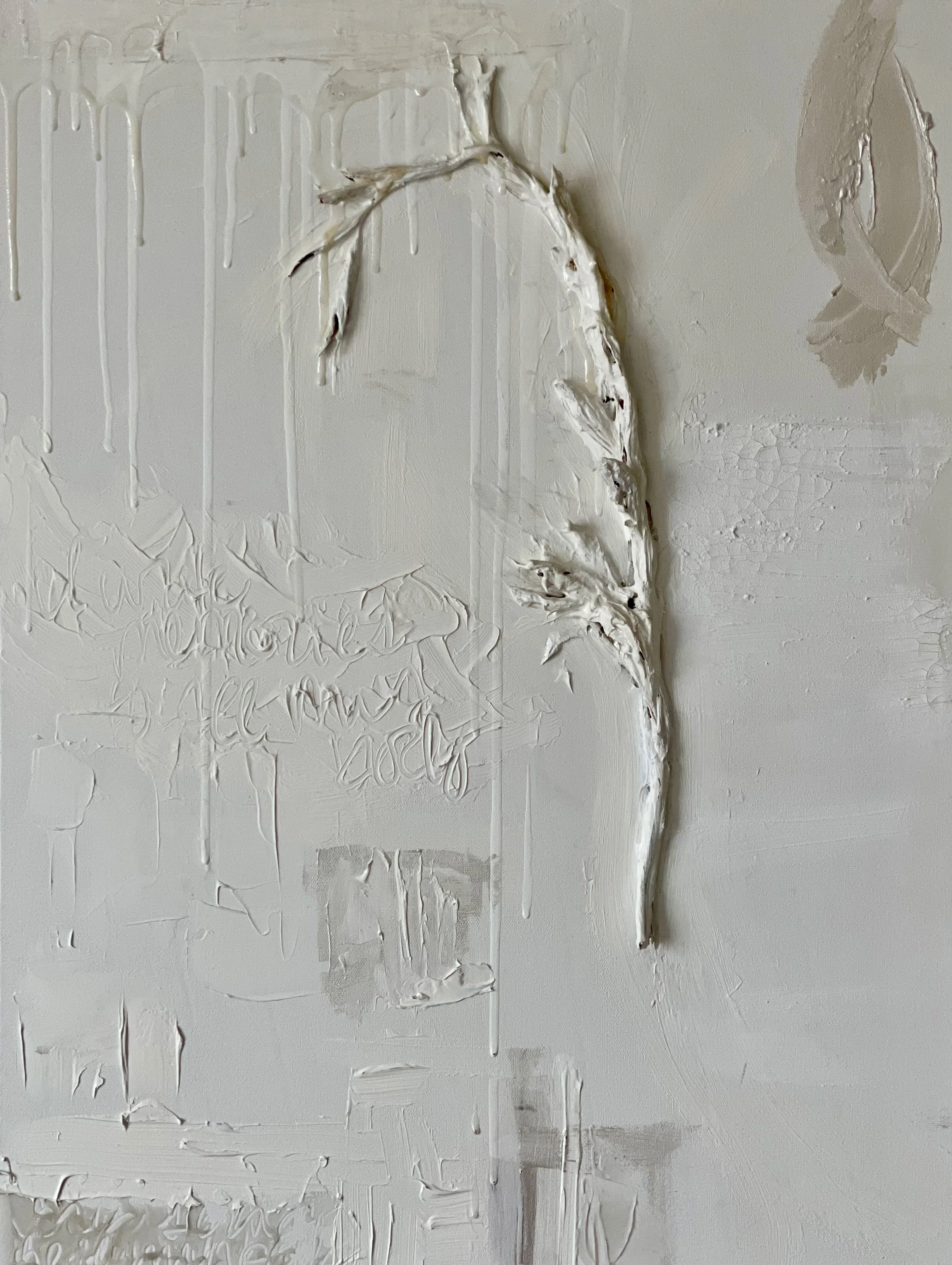 Are Own, 2019, Mixed media on canvas, 24 x 18 inches, Price upon request