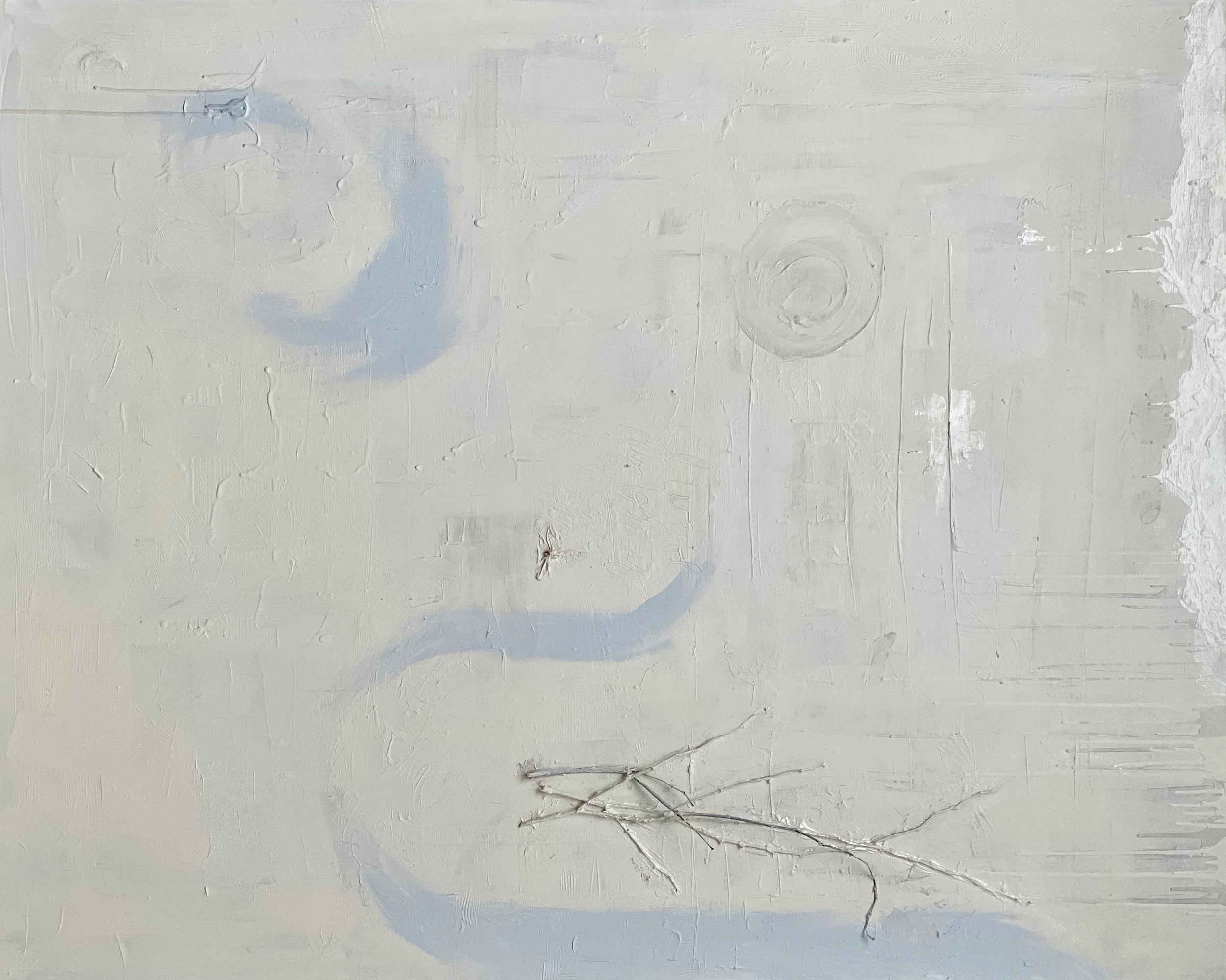Memory is Visceral 1, 2020, Mixed media on canvas, 48 x 60 inches, Not for sale