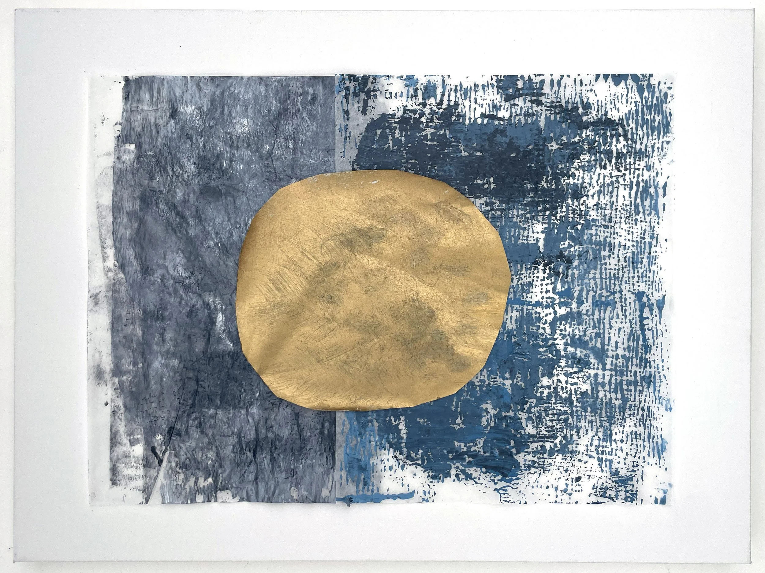 Basaltic Remnants 8, 2023, Acrylic on paper on canvas, 18 x 24 inches, Price upon request