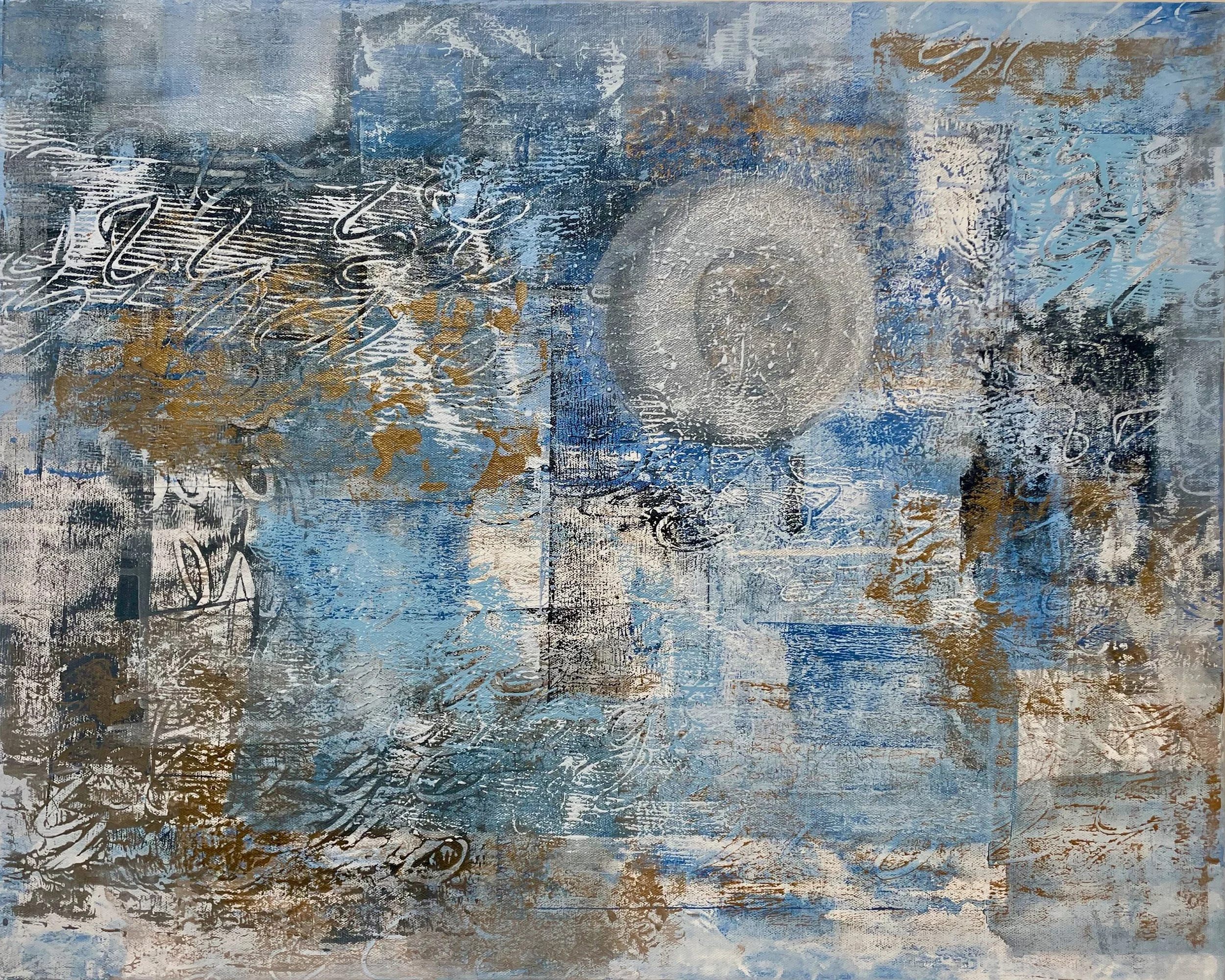 Spring Eclipse, 2023, Acrylic on canvas, 30 x 24 inches, Price upon request