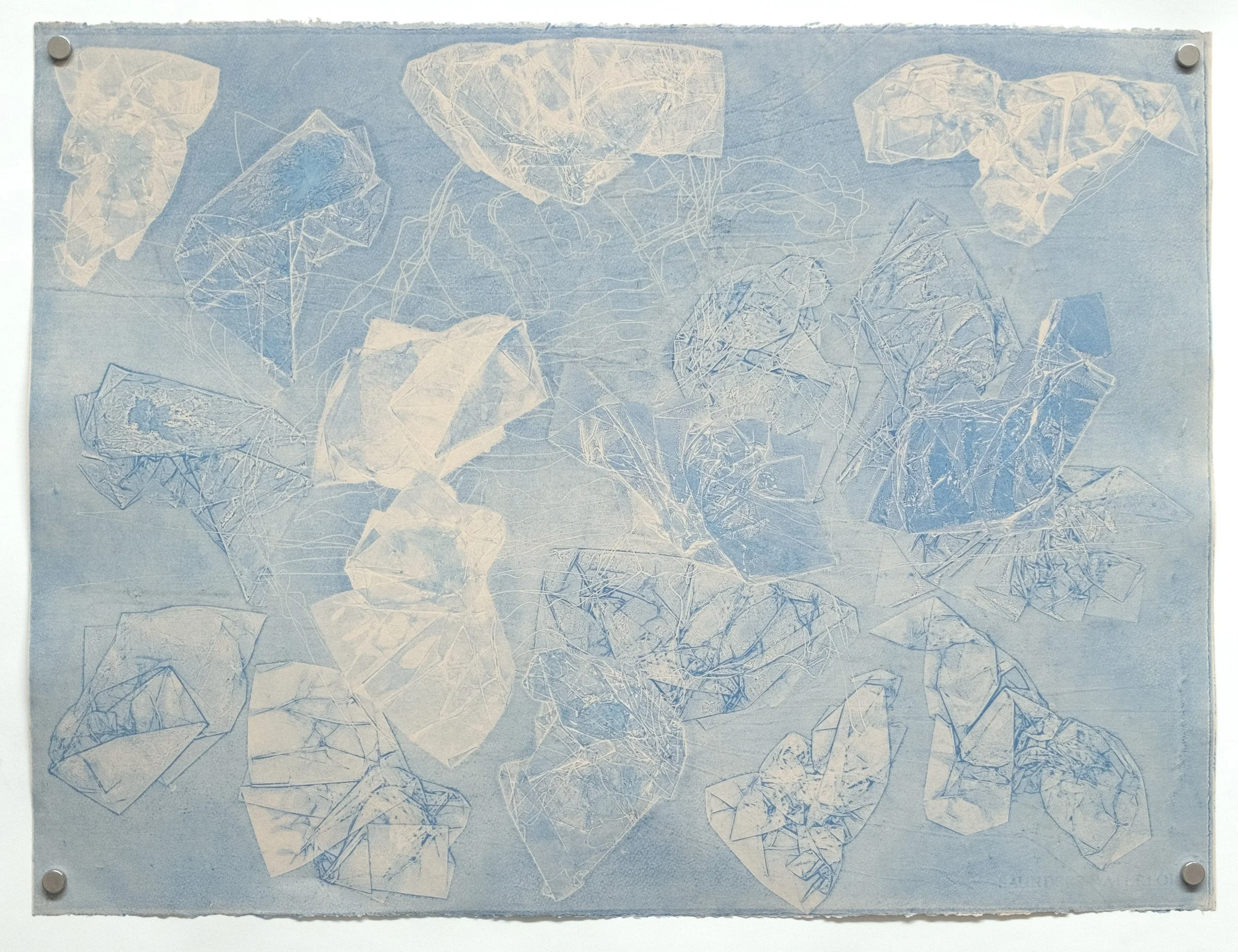 Bleak Ghost 2, 2023, Soy monotype on paper, 22 x 30 inches, Price upon request