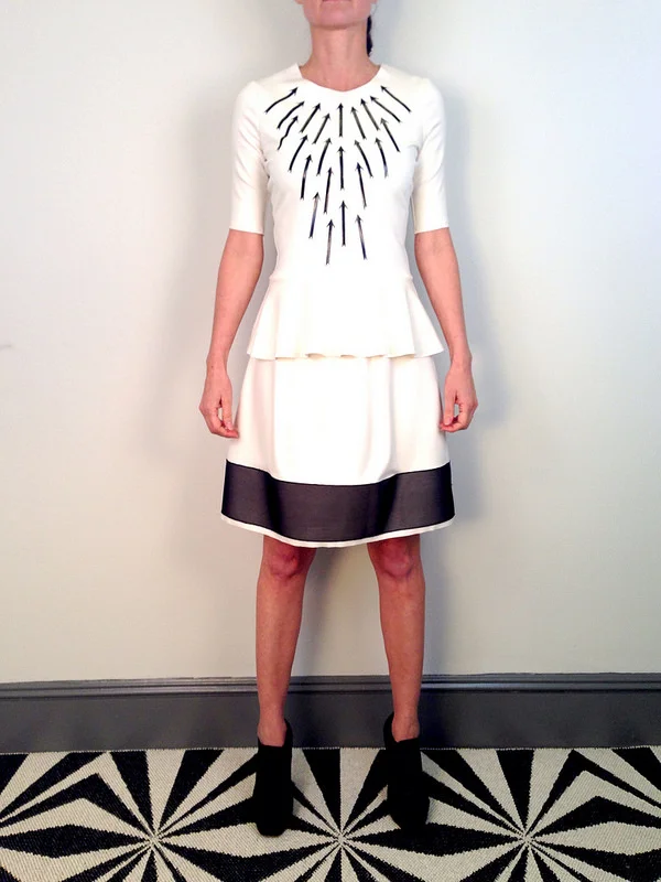 Peplum Corset T-Shirt w/ Love Me Graphics