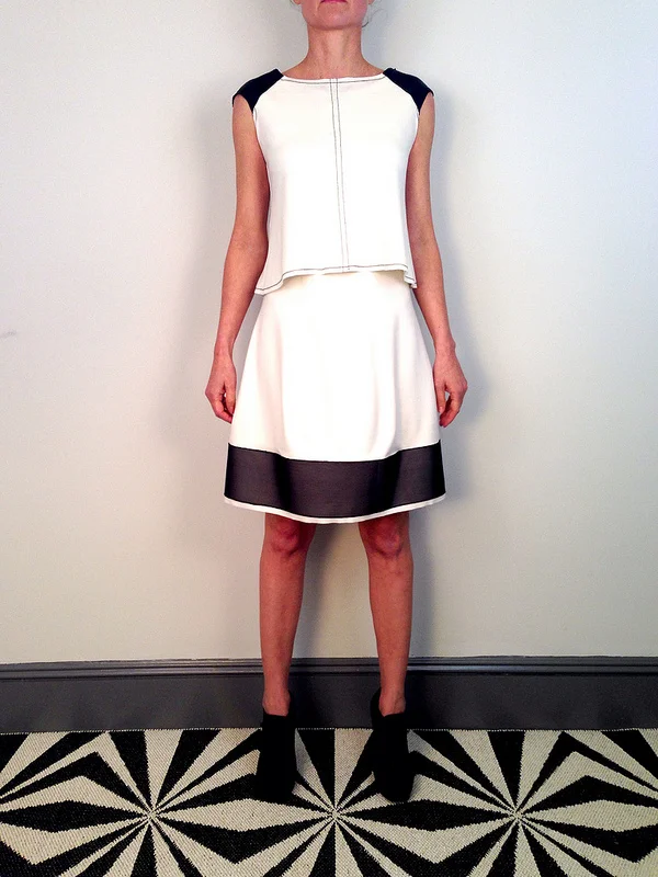 Leather Raglan Crop Top