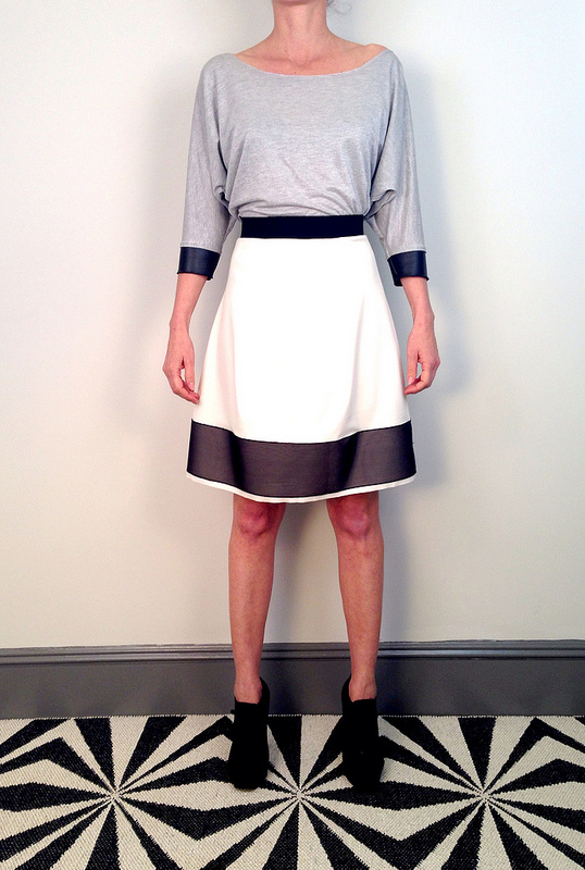 Scoopneck Drape Square Top