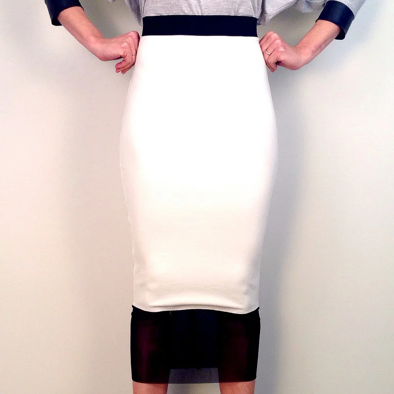 High Waist Pencil Skirt
