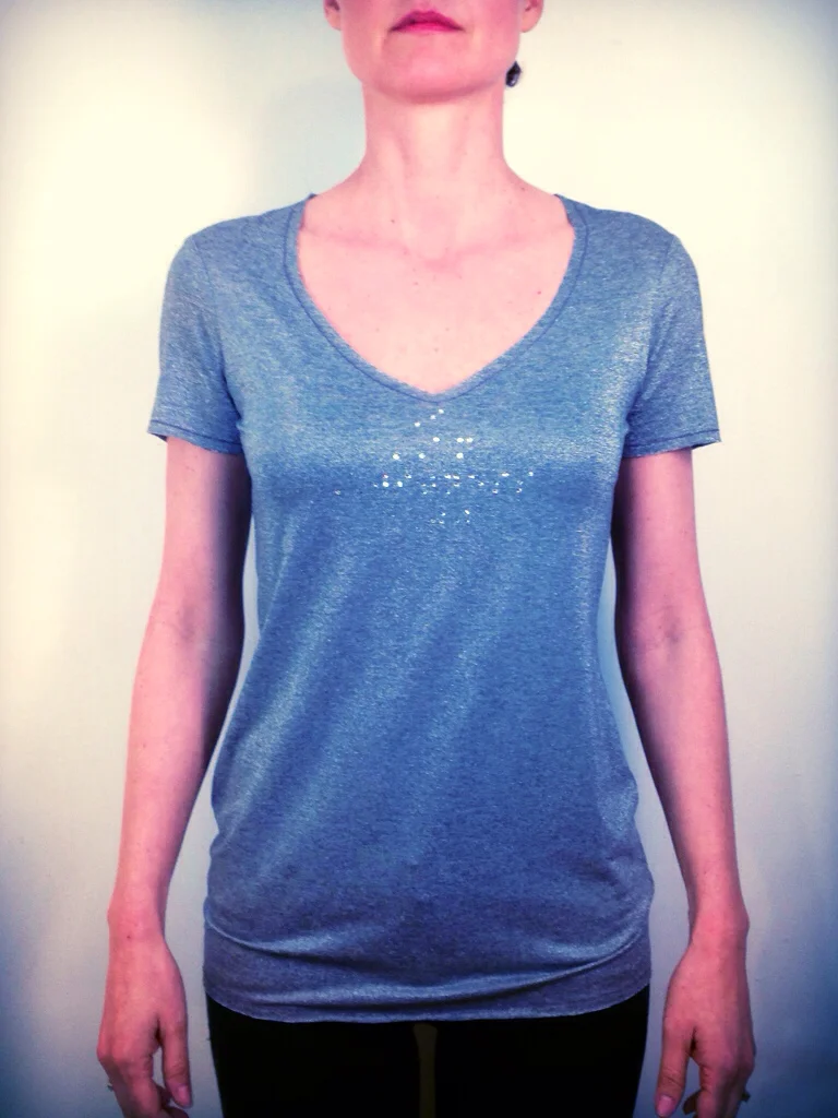 Women's Crystal V-Neck Tee