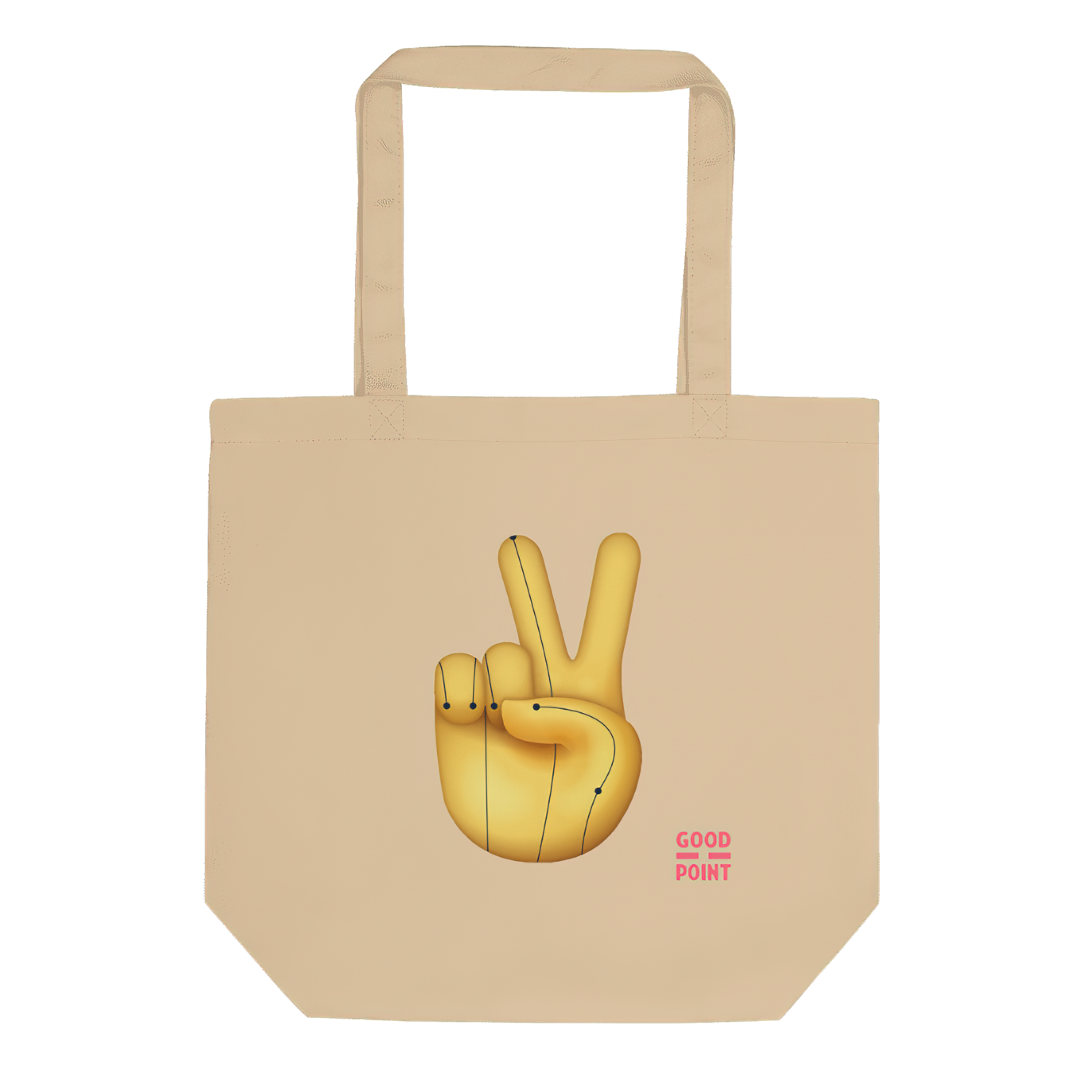 Peace Fingers Tote Bag