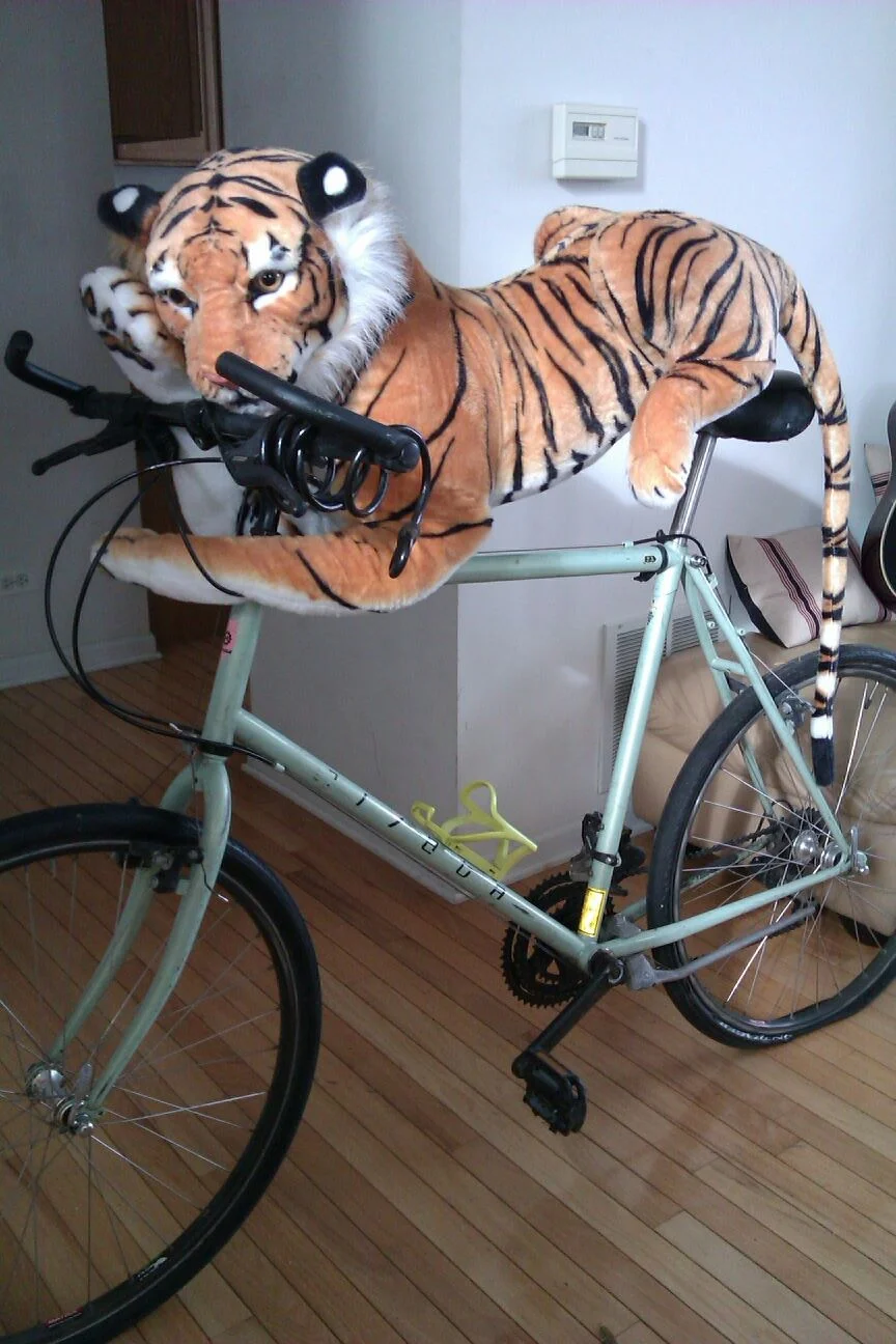 Then get a good ride in really work my Tiger Glutes! ME-OW!