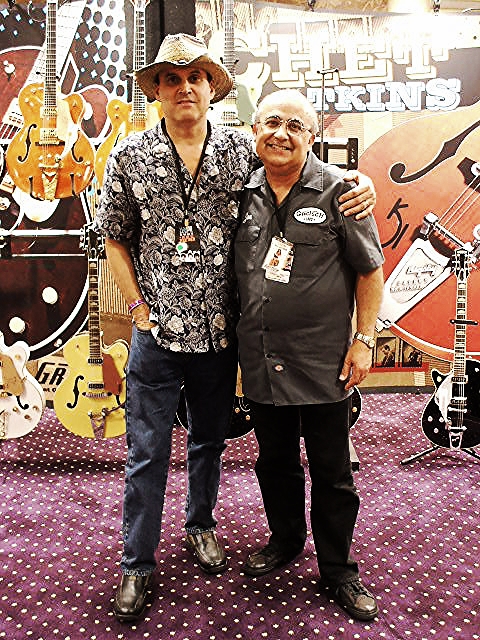 With Joe Carducci from Gretsch Guitars.