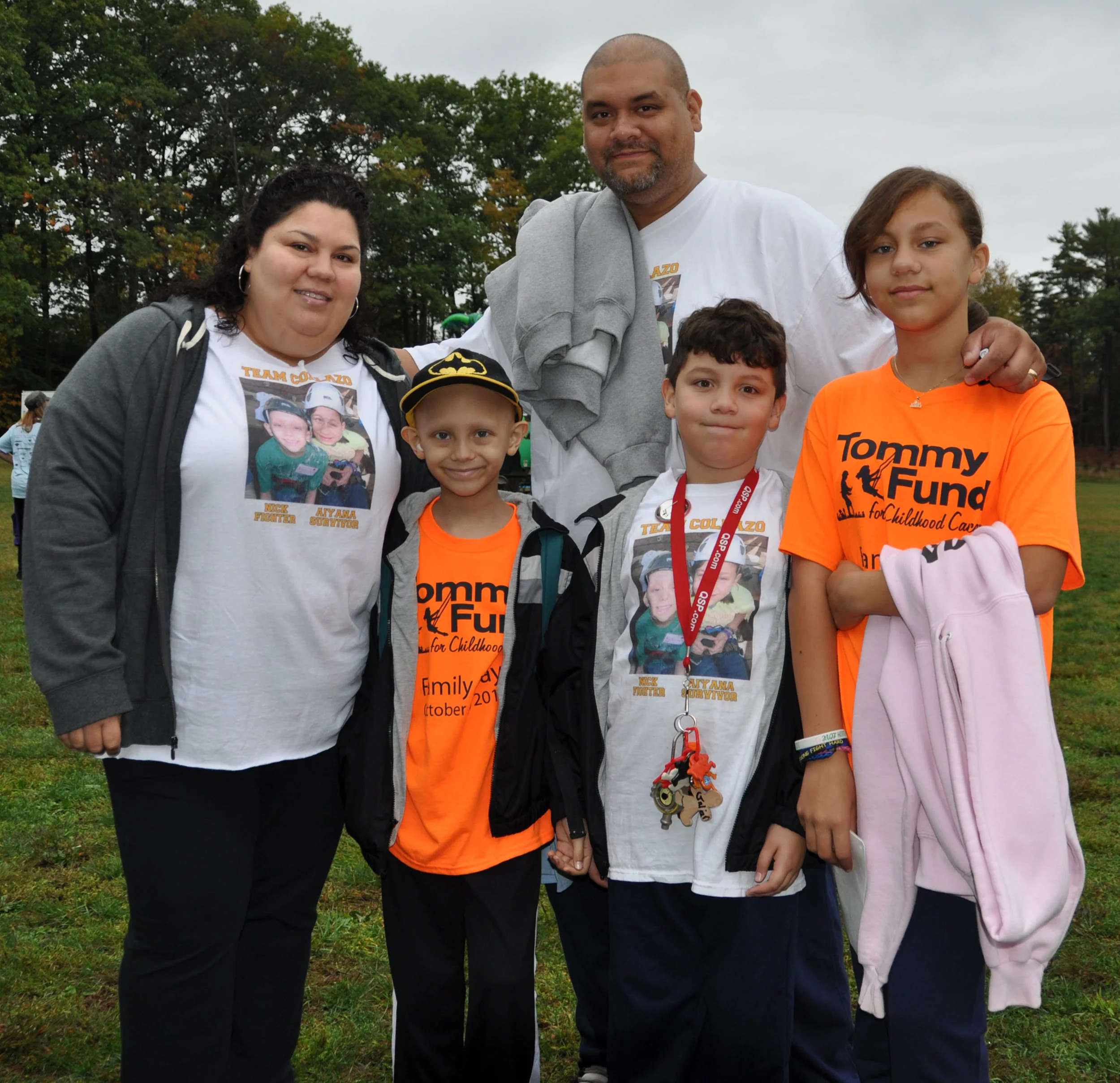 The Collazo Family, children Nicholas, Aiyana, Julian and parents Lillian and Luis enjoyed all the activities at Family Day.